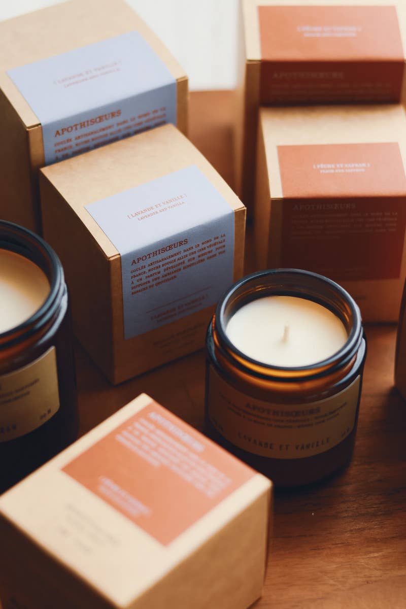 SCENTED CANDLE | Peach & Saffron
