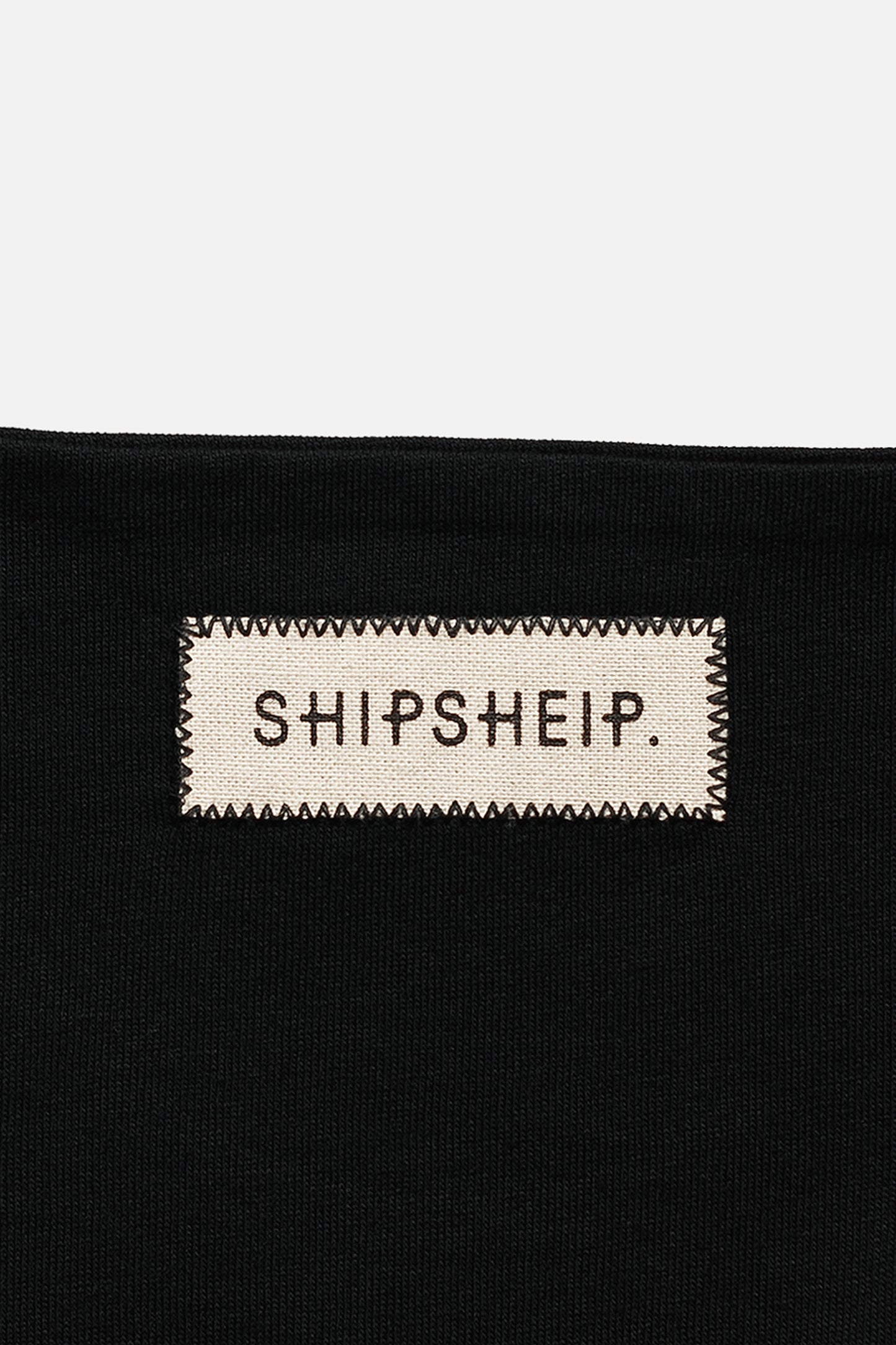 LOOP SCARF cotton black