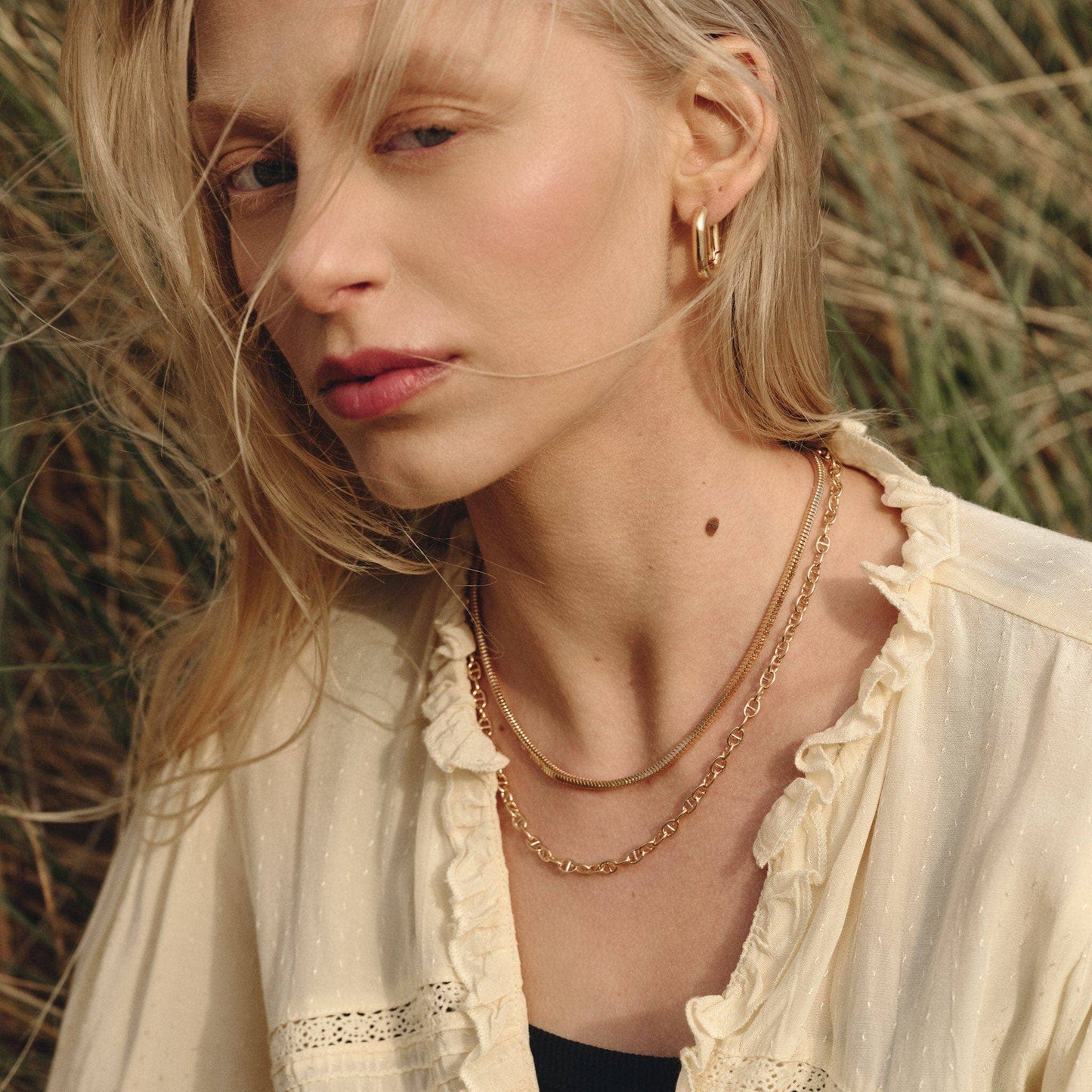 MARIN NECKLACE | 18-carat gold-plated