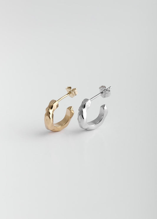 RAYONNANTE  EARRINGS | mix & match: 925 Silver & 18-karat gold-plated