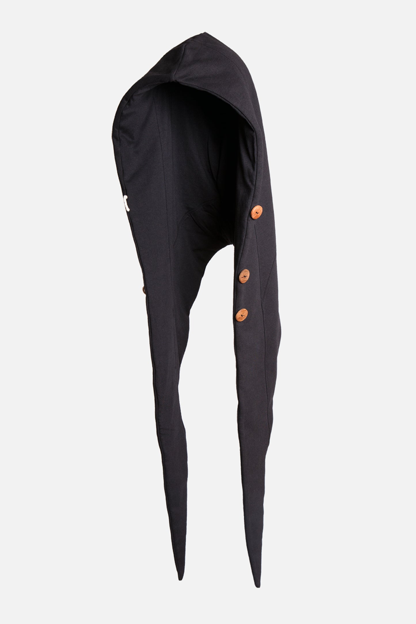 HOOD SCARF | cotton black