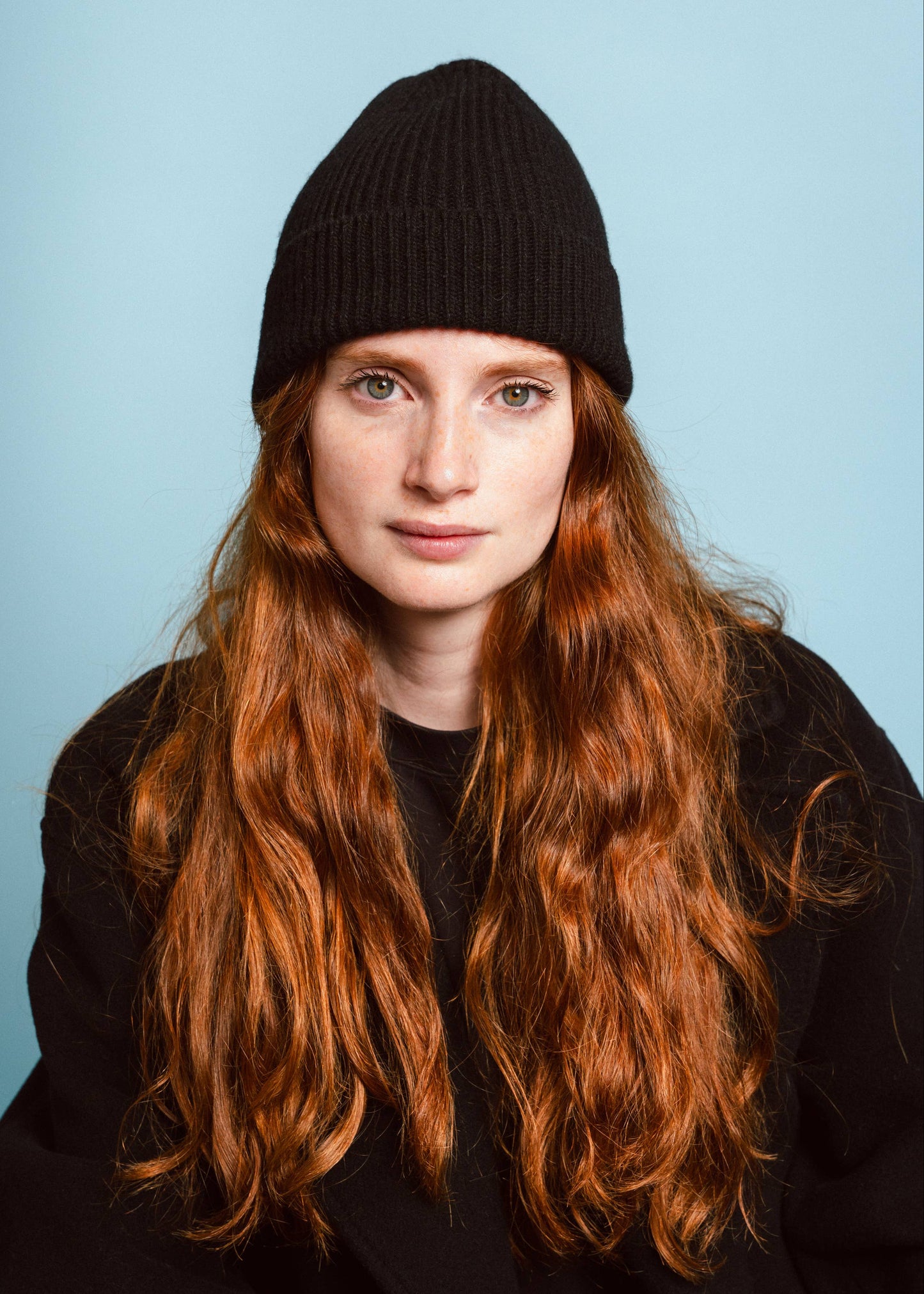 BEANIE | wool viscose black