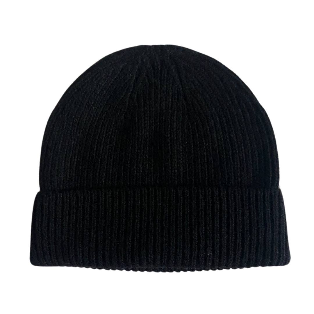 BEANIE | wool viscose black