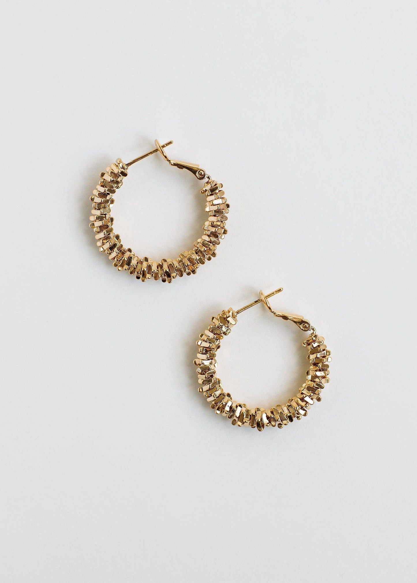 LYVETTE LOOP EARRINGS | 18-karat gold-plated