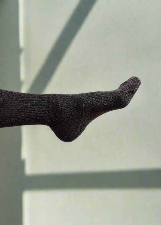SPARKLING SOCKS | bamboo lyocell chocolate brown