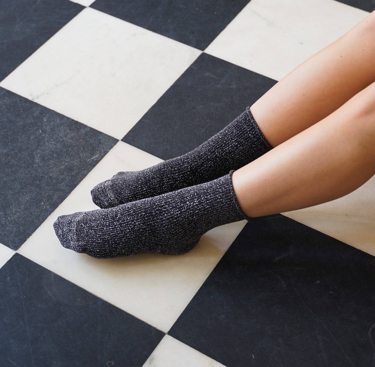 SPARKLING SOCKS |  bamboo lyocell anthrazit grey