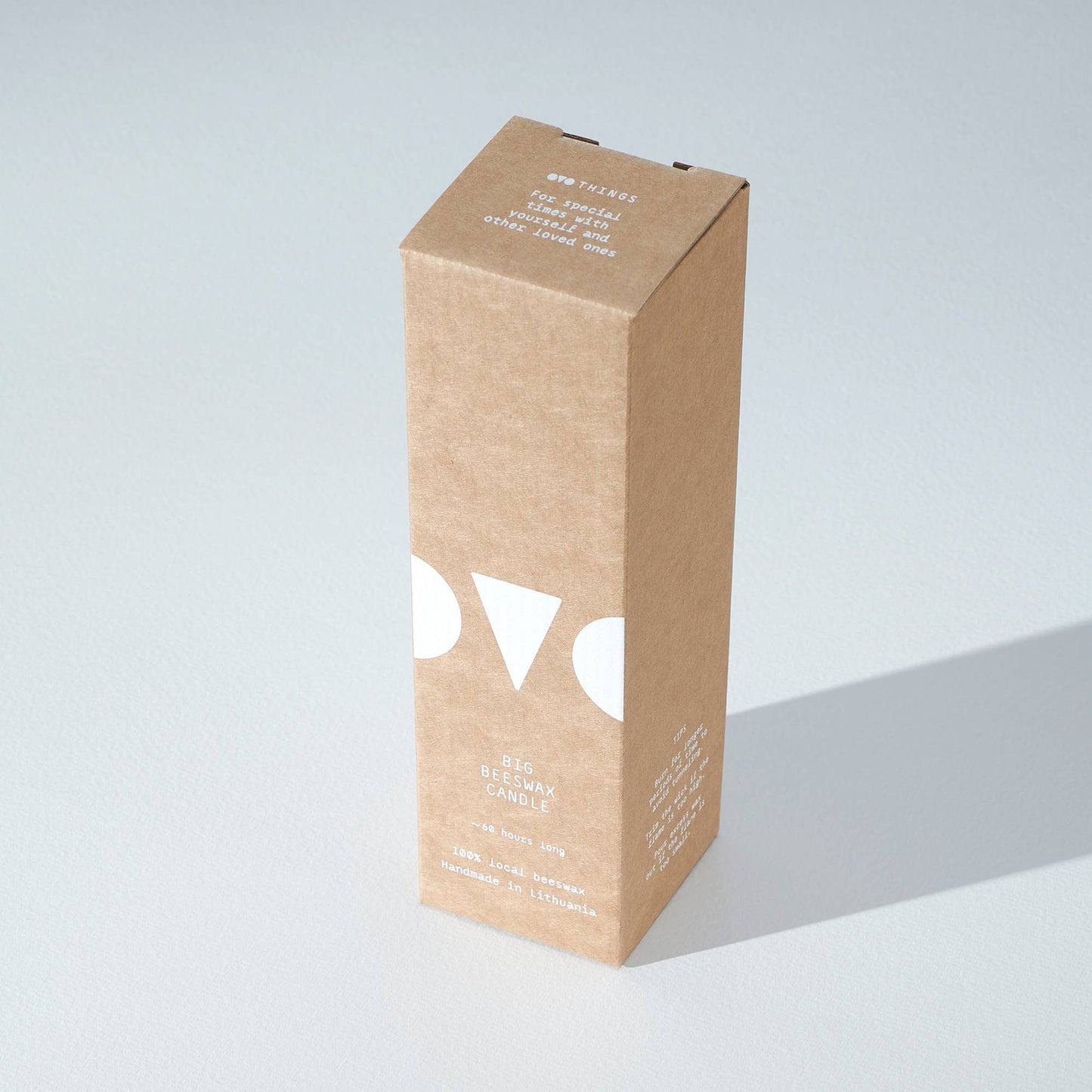 Bienenwachssäule Kerze: Mittelgroße