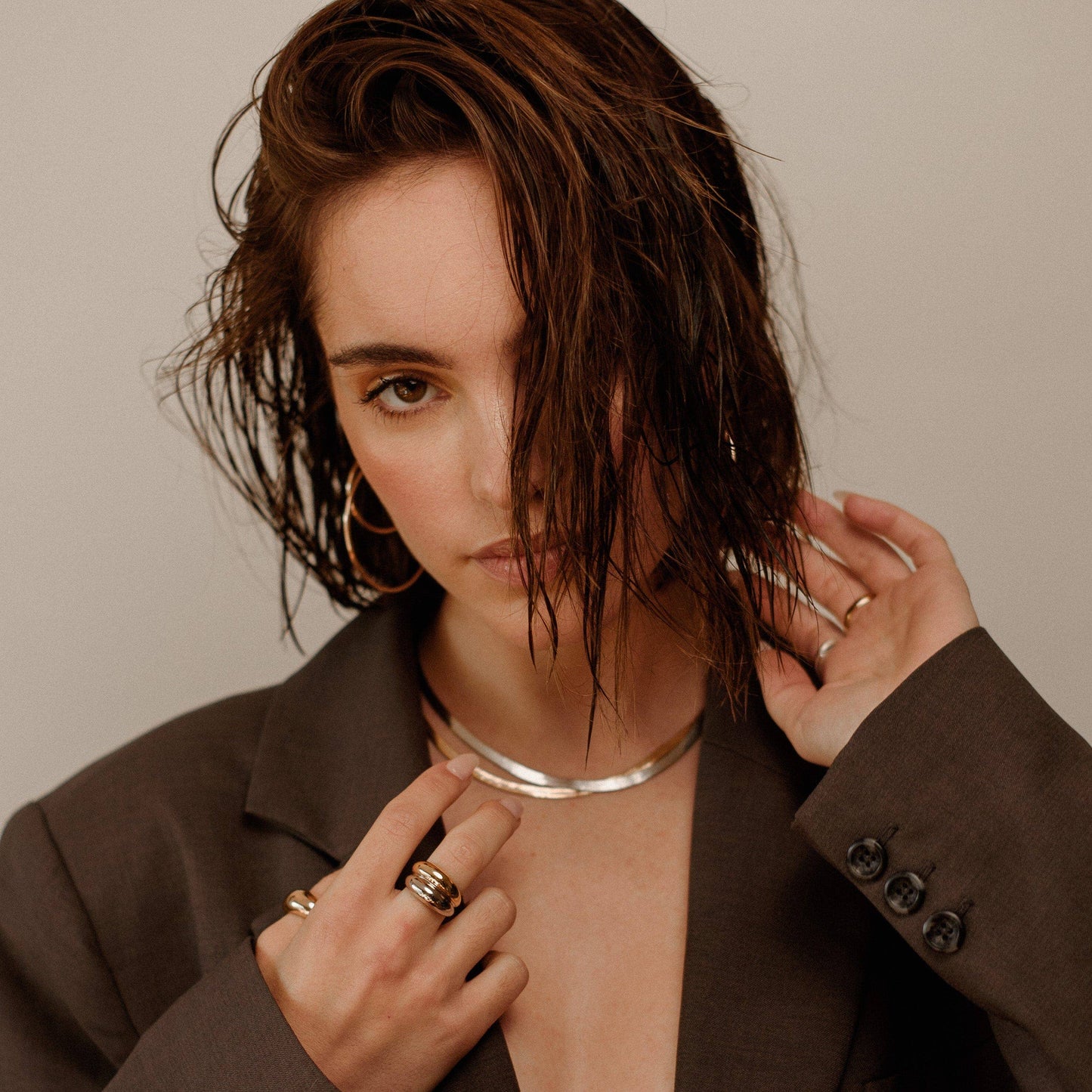 LAUMIÈRE NECKLACE | 18-carat gold-plated or 925 silver