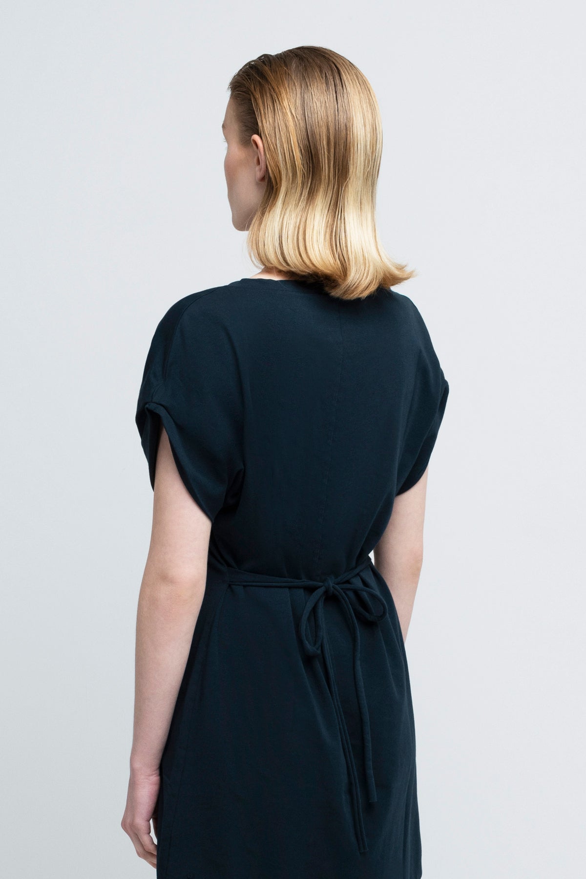 KIMONO DRESS | cotton navy