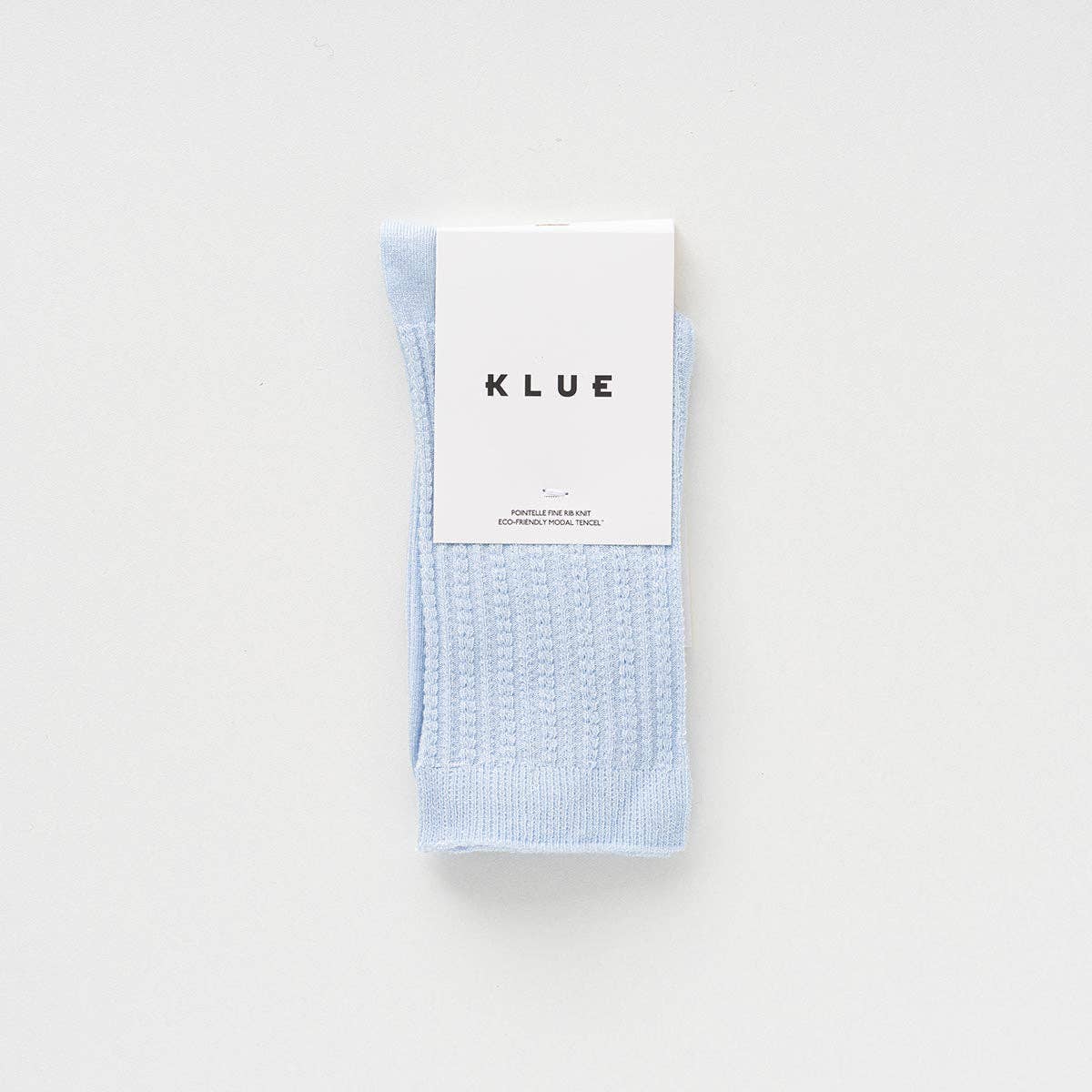 POINTELLE SOCKS | Tencel™ sky blue