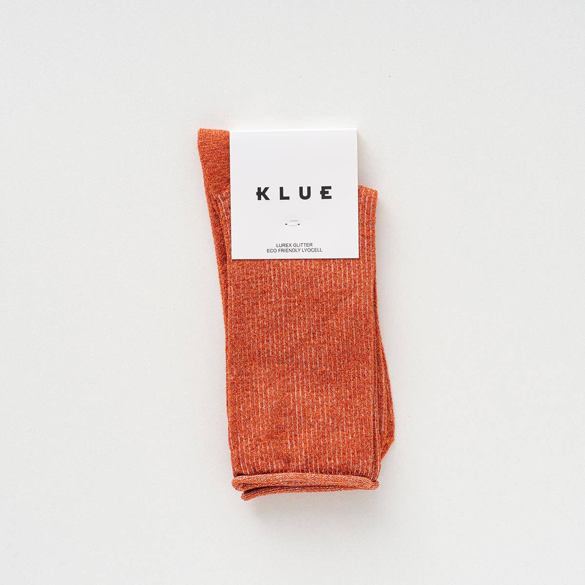 SPARKLING SOCKS | bamboo lyocell brick red