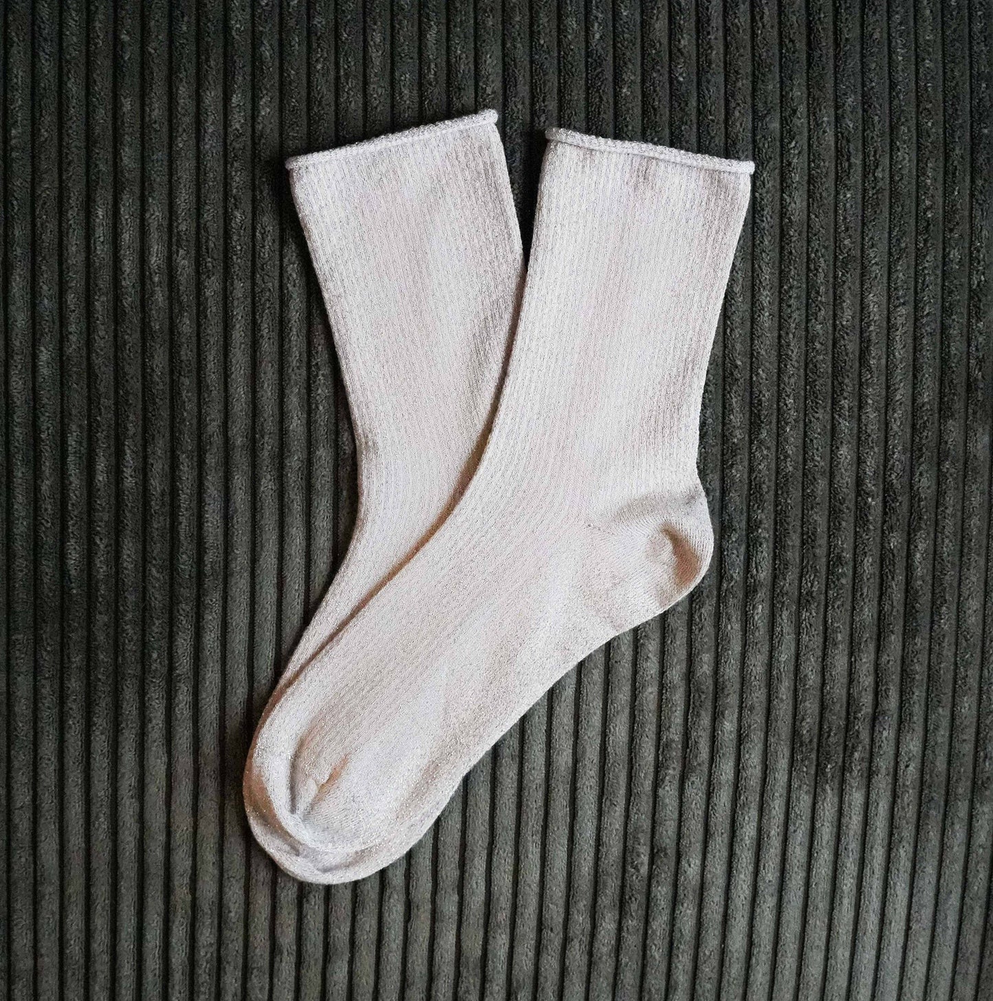 SPARKLING SOCKS | bamboo lyocell cream
