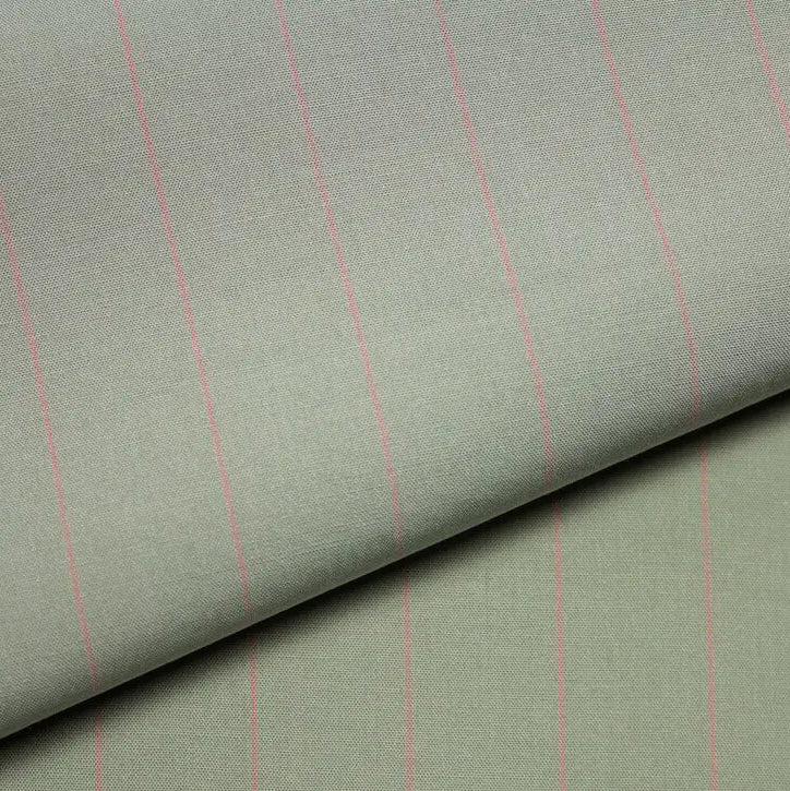 ROLL UP BLOUSE |  Tencel™ (Lyocell) pinstriped sage