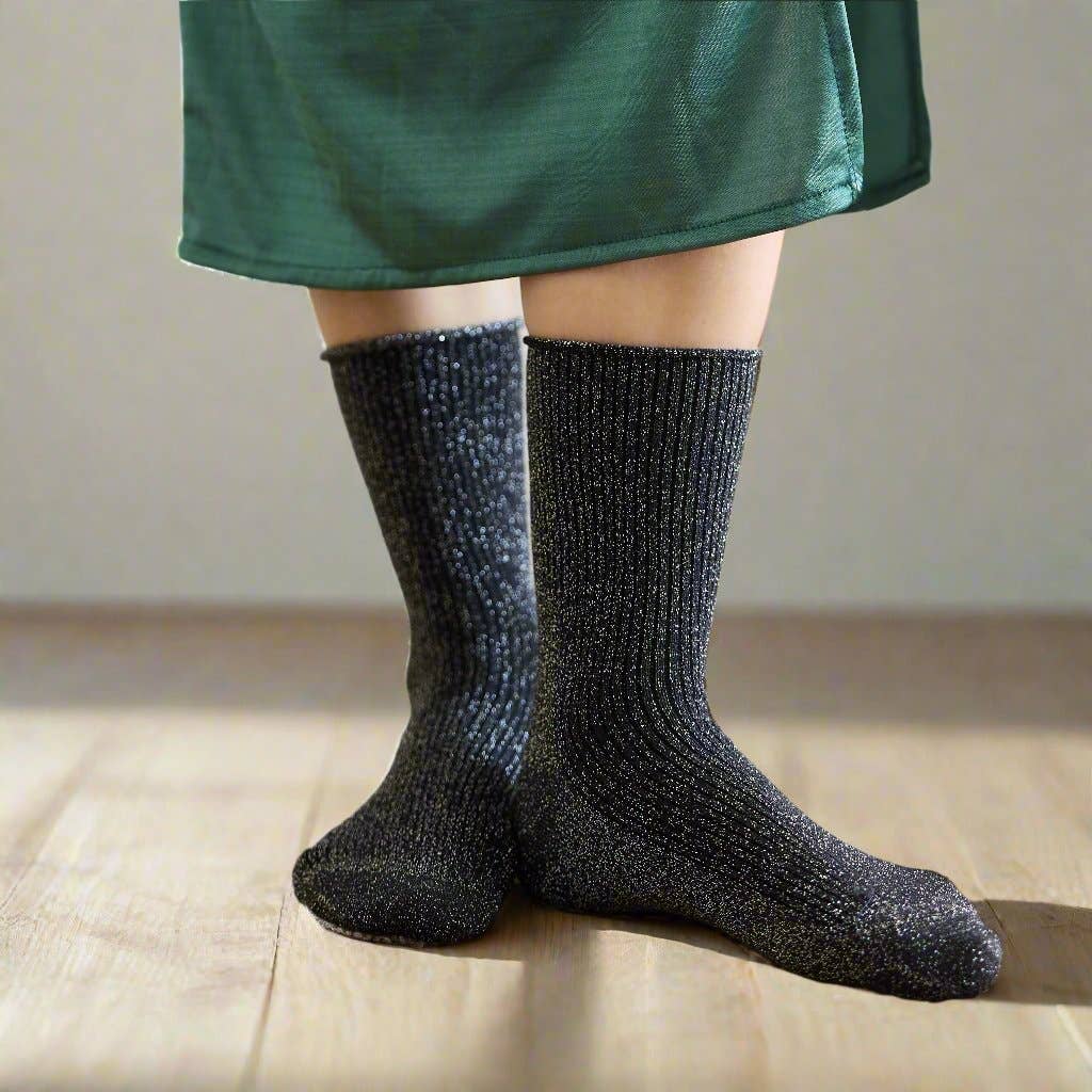 SPARKLING SOCKS |  bamboo lyocell anthrazit grey