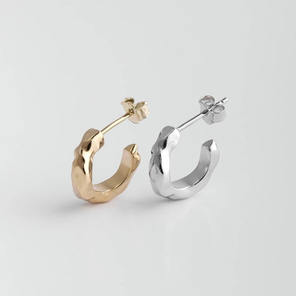 RAYONNANTE  EARRINGS | mix & match: 925 Silver & 18-karat gold-plated