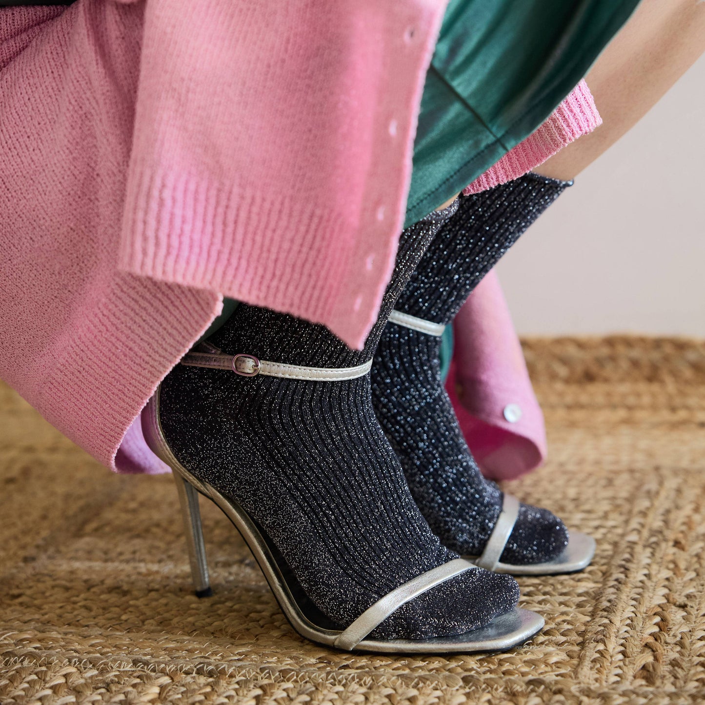 SPARKLING SOCKS |  bamboo lyocell anthrazit grey