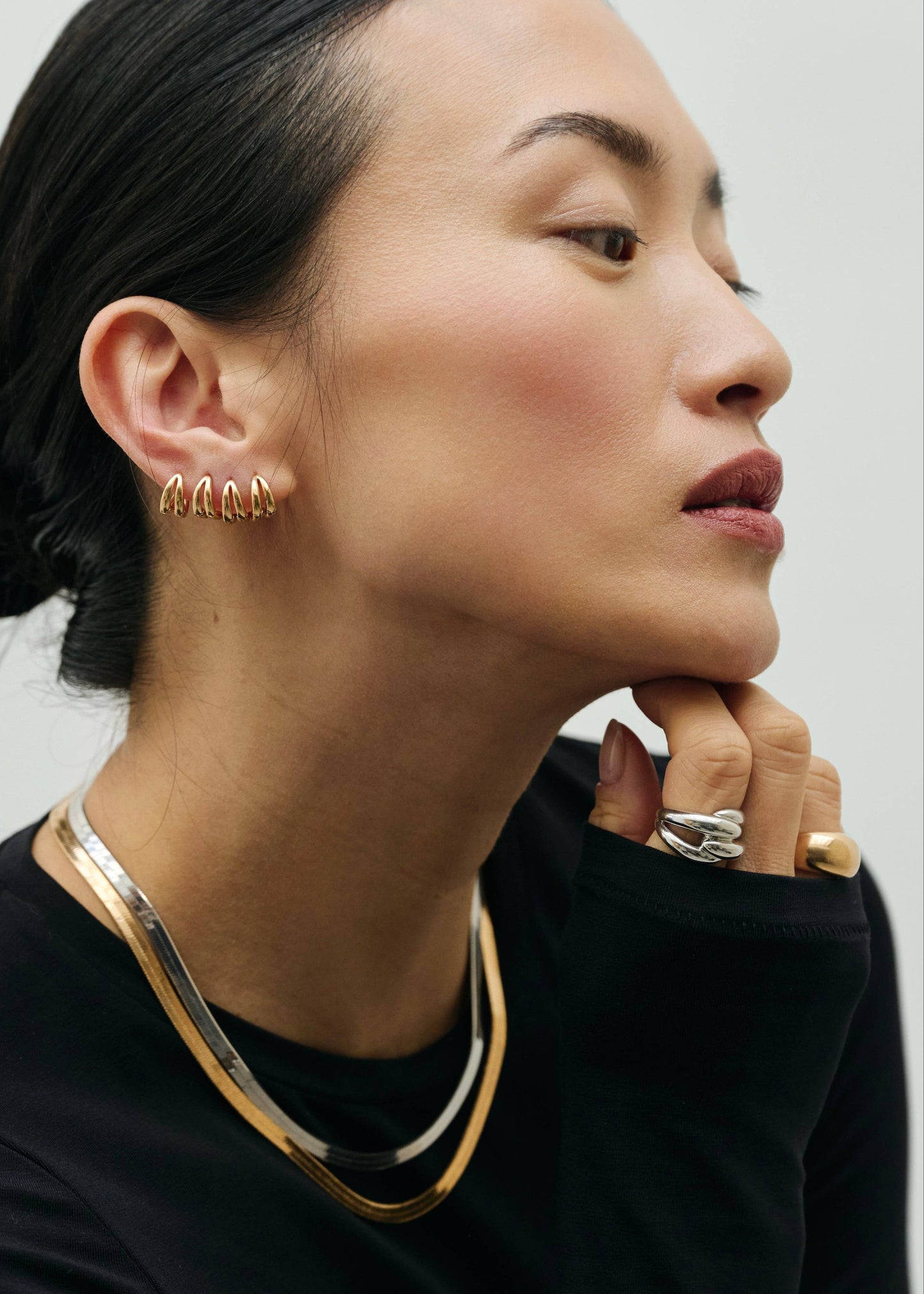 LAUMIÈRE NECKLACE | 18-carat gold-plated or 925 silver
