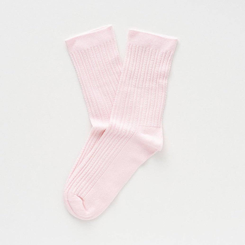 POINTELLE SOCKS | Tencel™ dusty rose