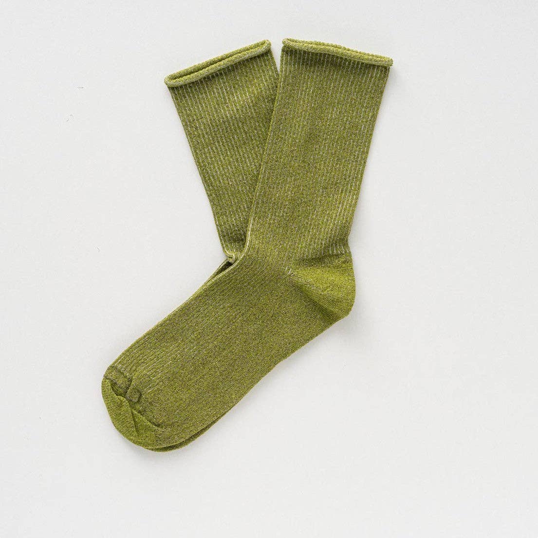 SPARKLING SOCKS | bamboo lyocell olive green