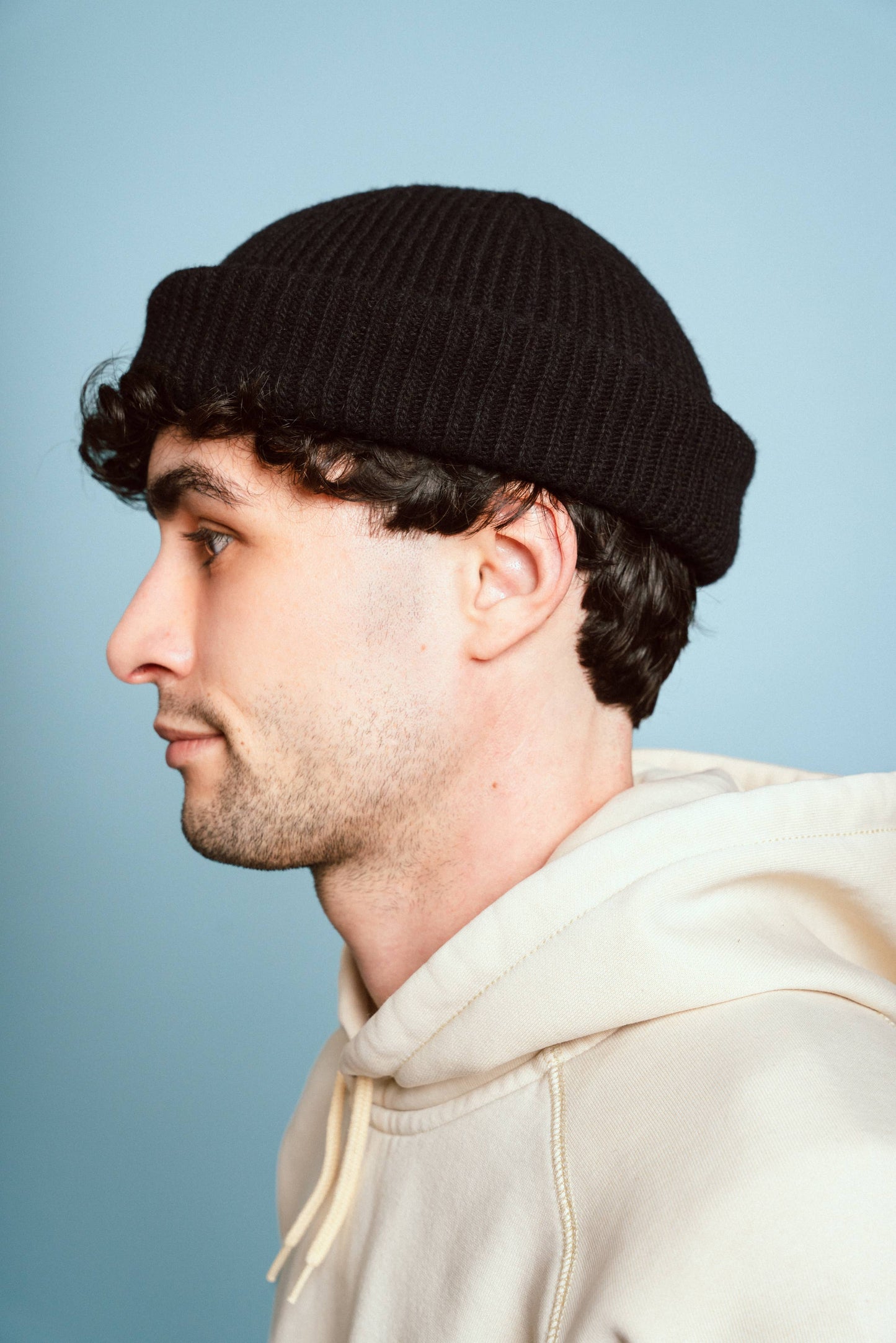 BEANIE | wool viscose black