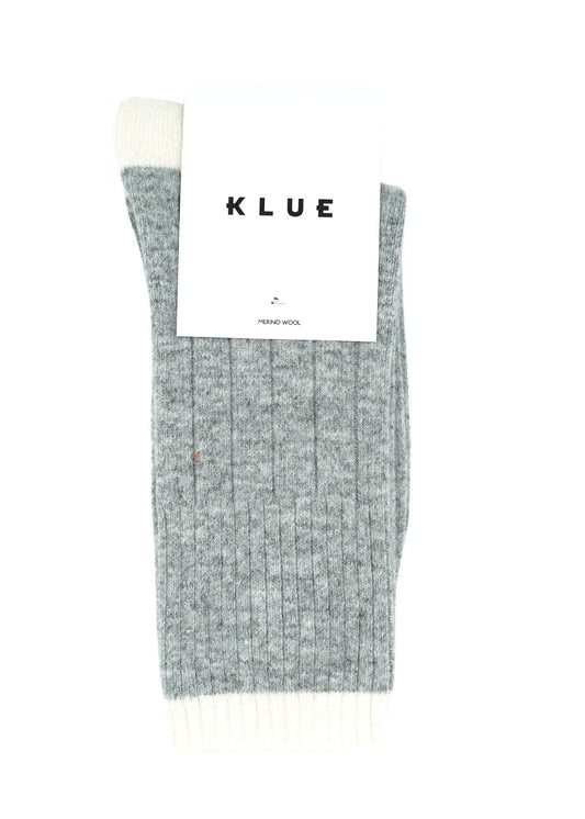 PREMIUM SOCKS | Merino wool dusty grey & white 36-40