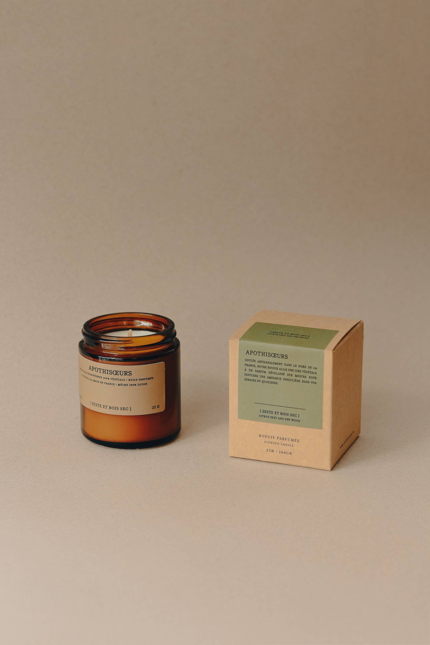 SCENTED CANDLE | Zest & Dry Wood