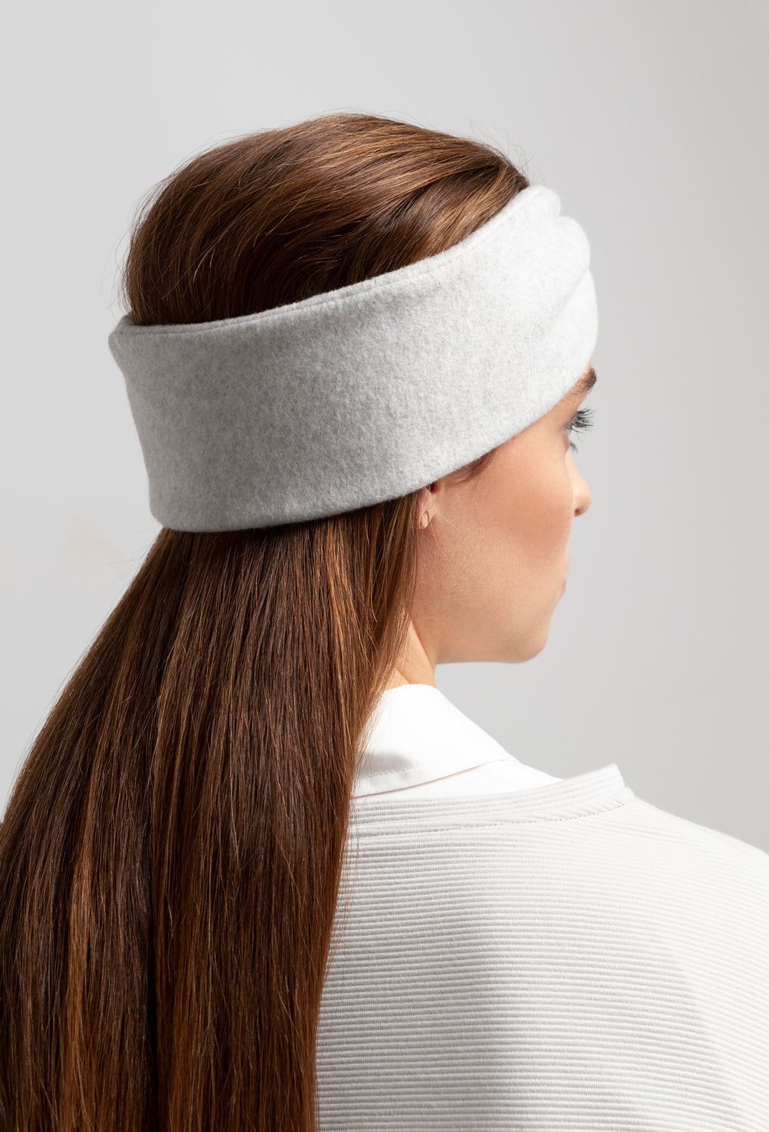 HEADBAND | cotton fleece dusty grey